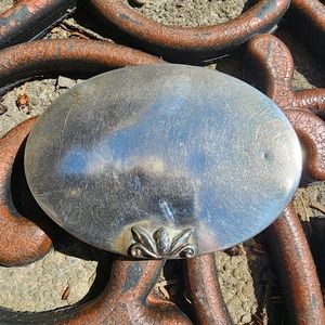 Georg Jensen 1940s compact sterling silver no mirror